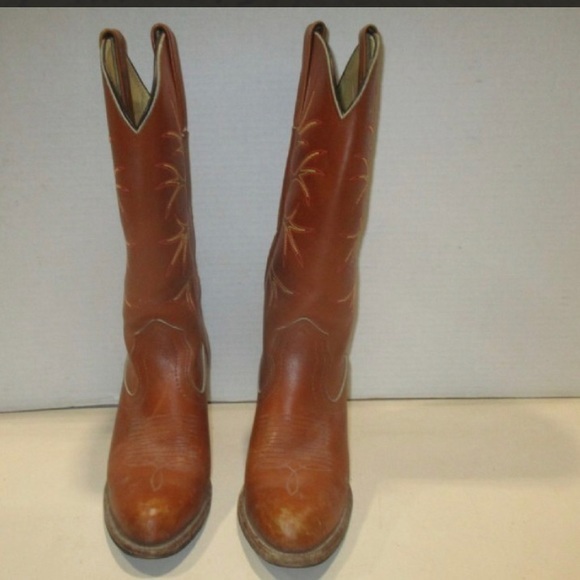 Frye Cowboy Tall Boots #7 - Picture 5 of 13